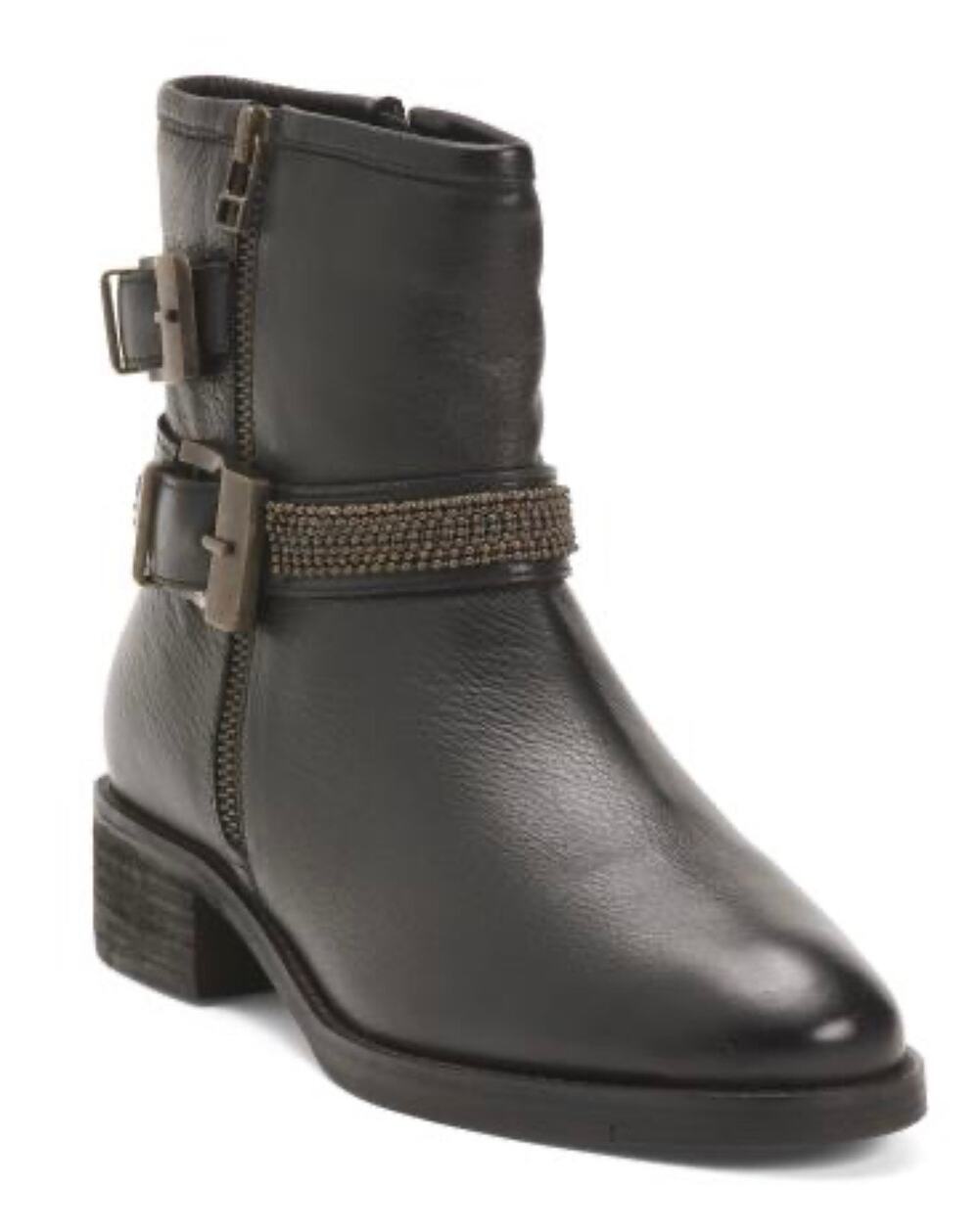 Vintage Foundry black boots style vfl-w24-23 leather Castel ankle boots Sz 7